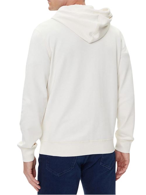 Felpa avorio in cotone Tommy Hilfiger | MW0MW39691Z00